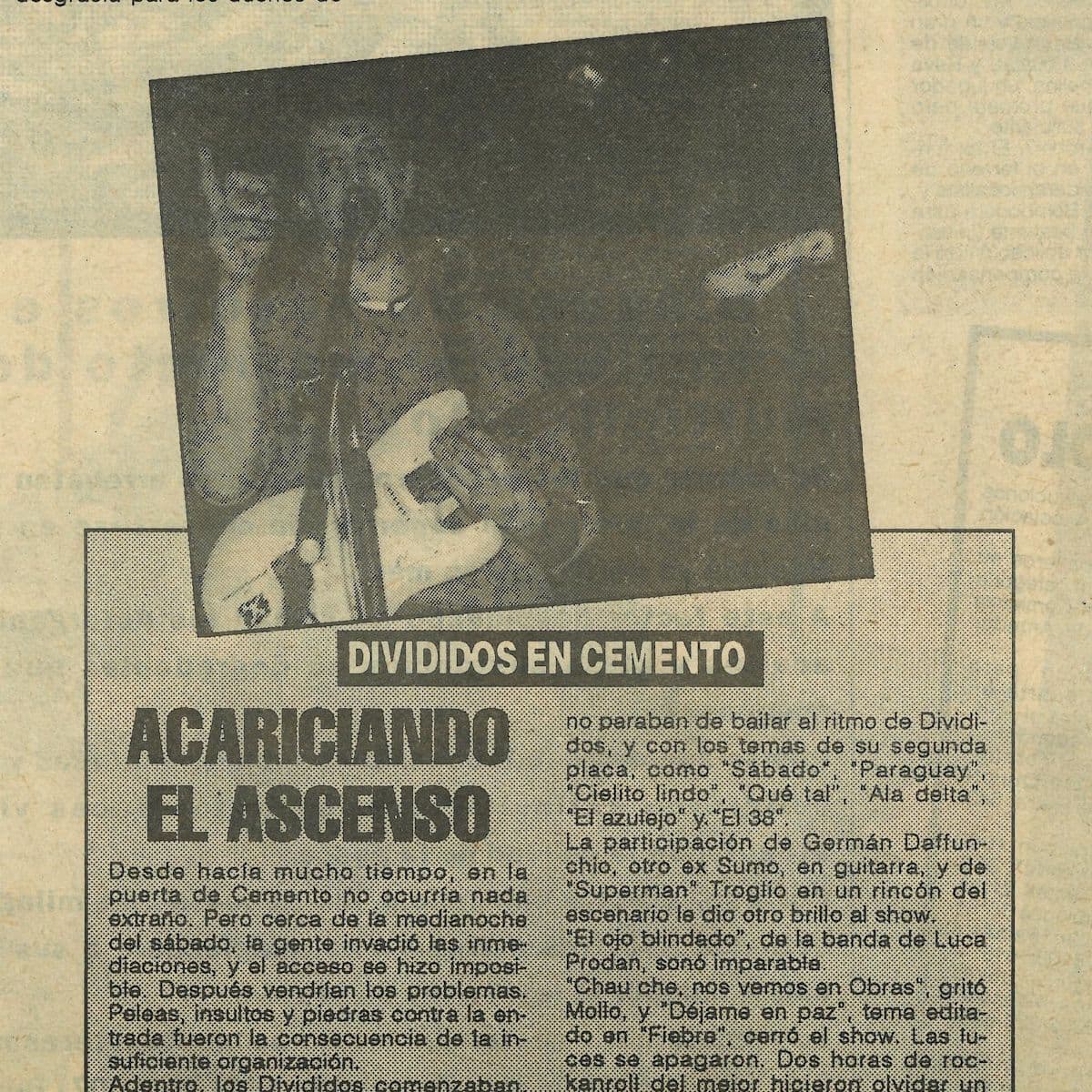 Divididos en Cemento
